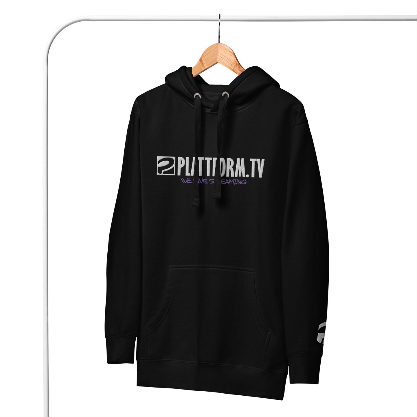 PLATTFORM.TV - Sticklogo Hoodie