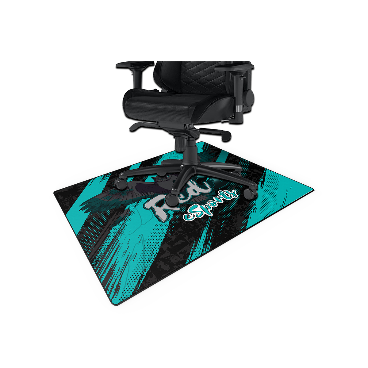 REDZ ESPORTS - Floor Mat Turqoise