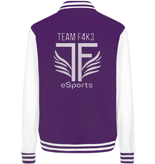 TEAM F4K3 ESPORTS - Basic College Jacke