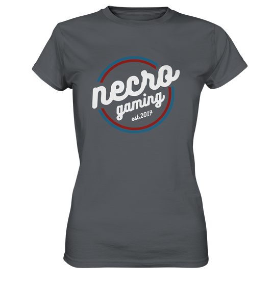 NECRO GAMING - RETRO WHITE - Ladies Basic Shirt