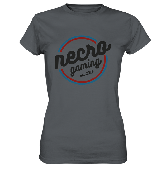 NECRO GAMING - RETRO BLACK - Ladies Basic Shirt