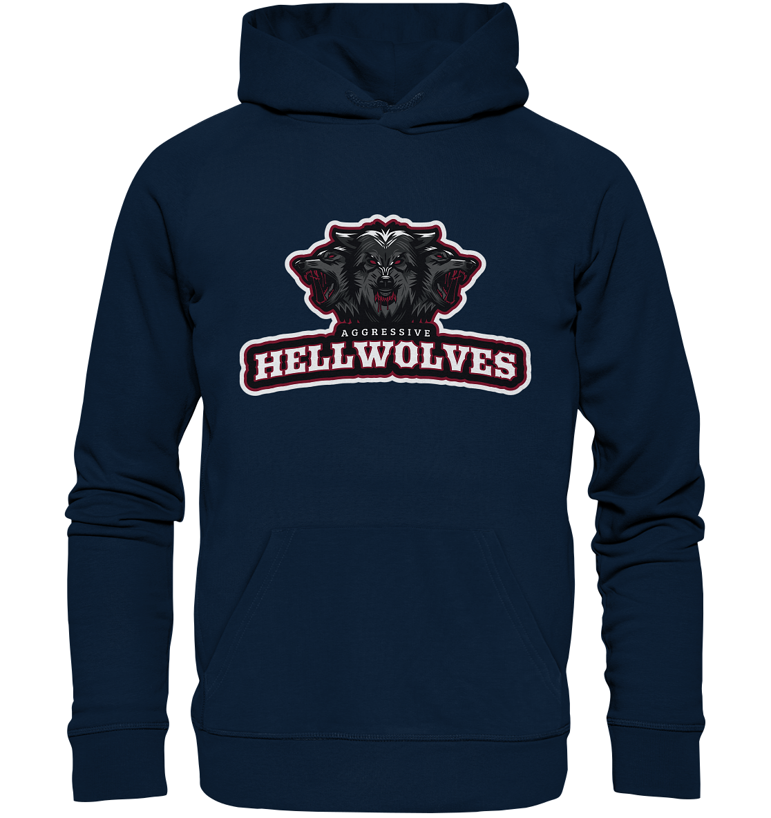 AGGRESSIVE HELLWOLVES - Basic Hoodie