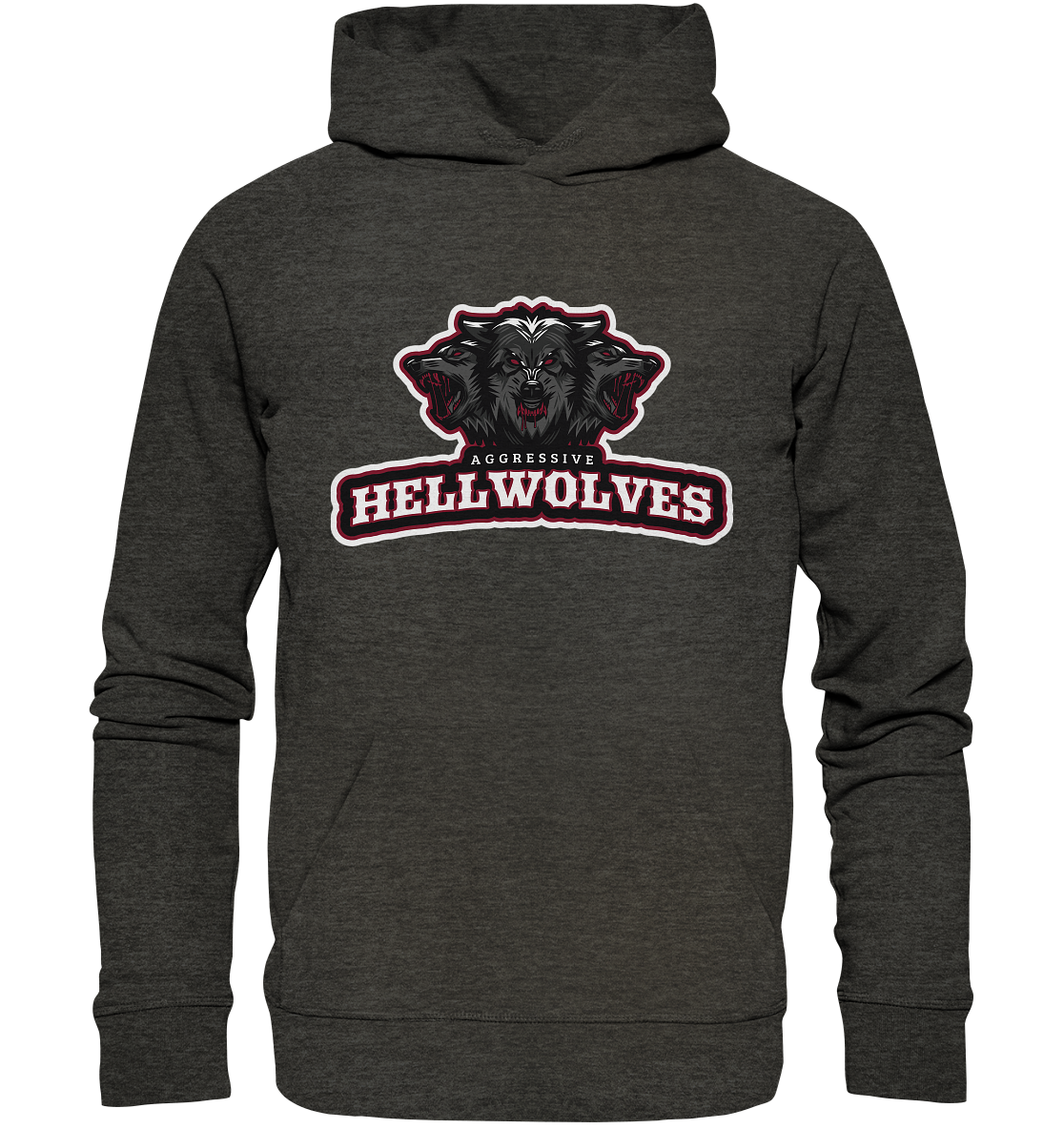 AGGRESSIVE HELLWOLVES - Basic Hoodie