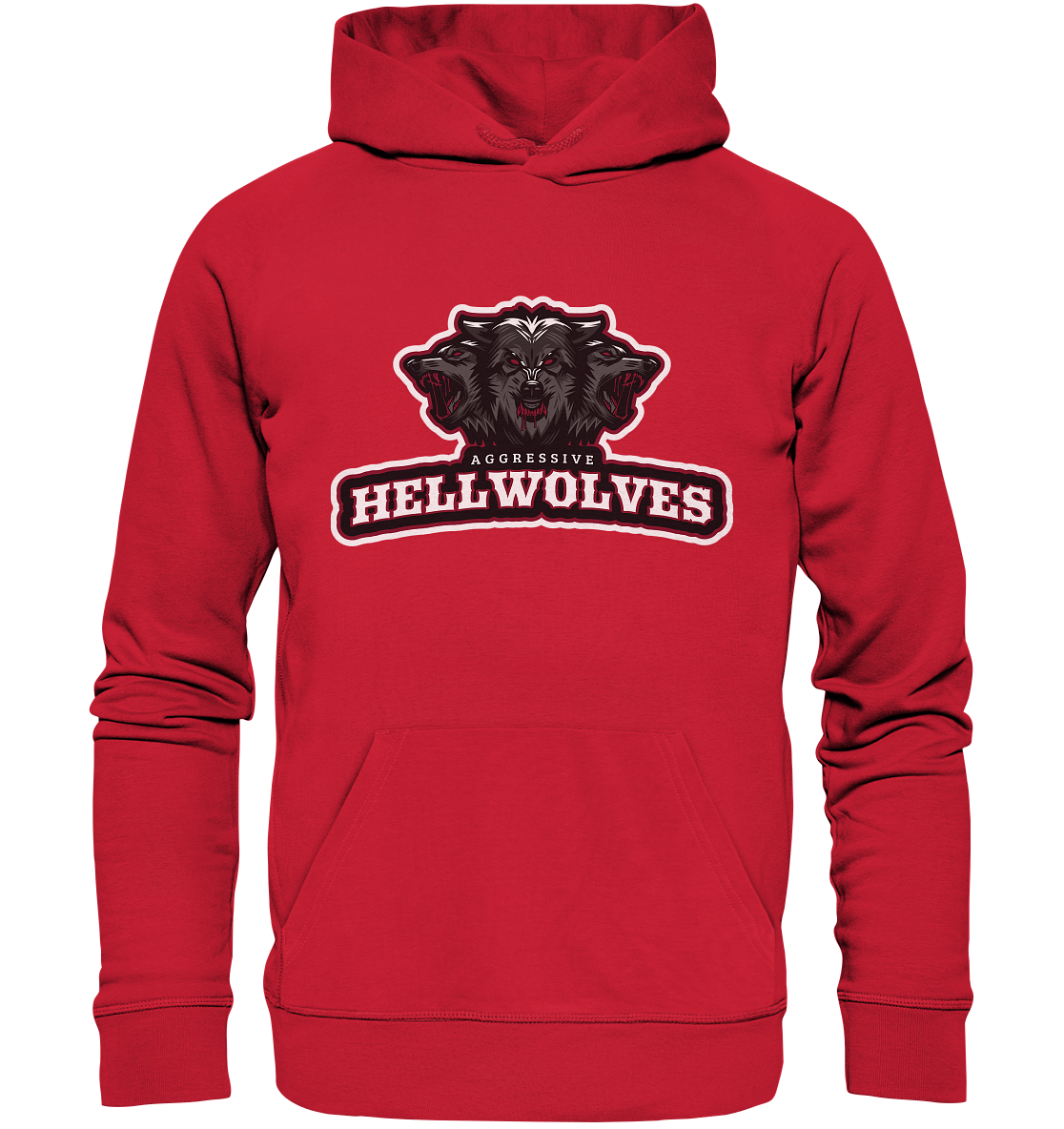 AGGRESSIVE HELLWOLVES - Basic Hoodie