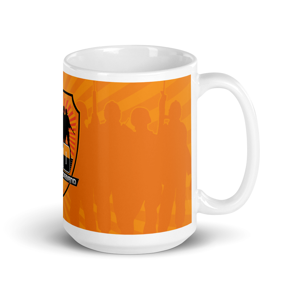 DEATH ON DEMAND -Tasse Orange Icon