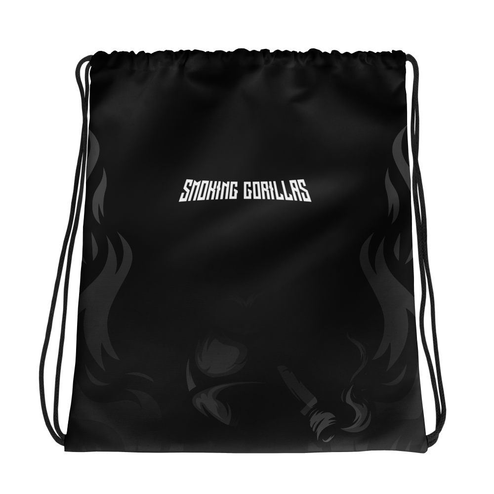 SMOKING GORILLAS - Drawstring Bag
