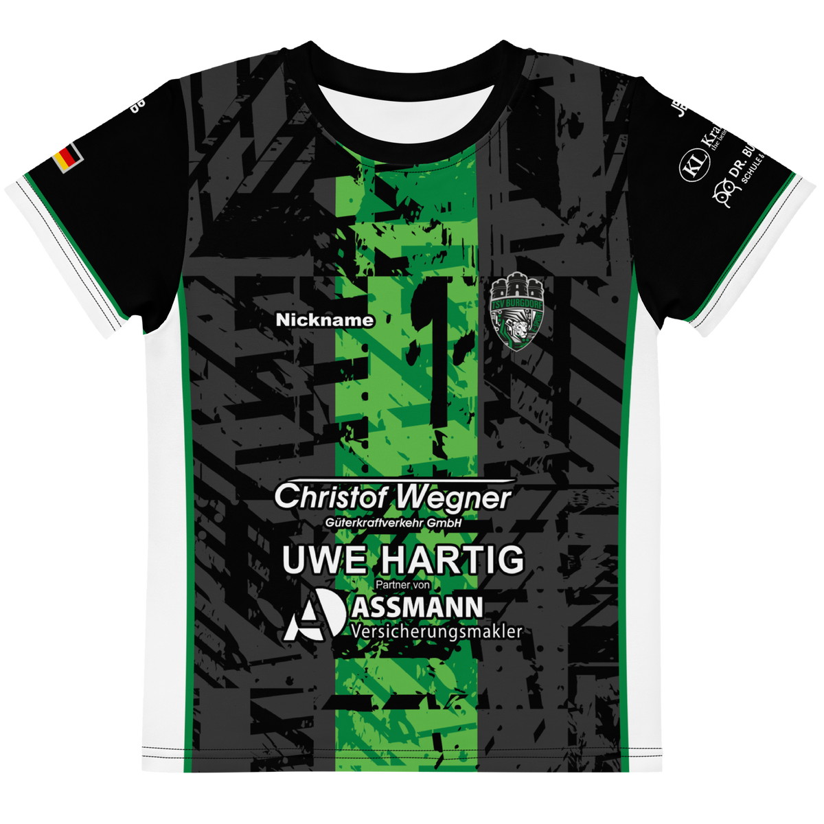 Kids' Crew-Neck Jersey – Design example