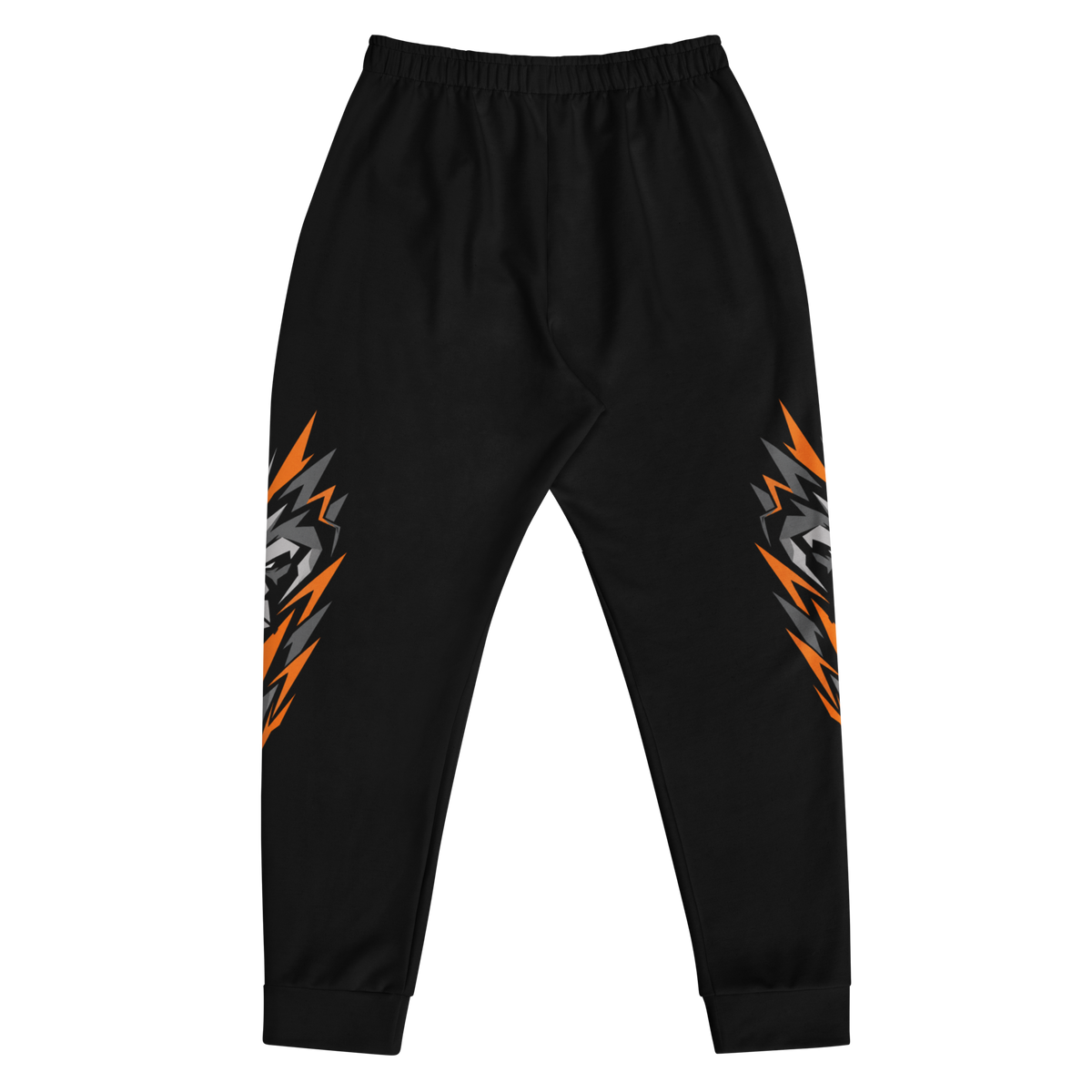 SMOKING GORILLAS - Crew Jogger 2026 – Rückansicht im schwarz-orangen Teamdesign
