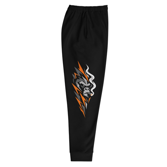 SMOKING GORILLAS - Crew Jogger 2026 – rechte Ansicht im schwarz-orangen Teamdesign