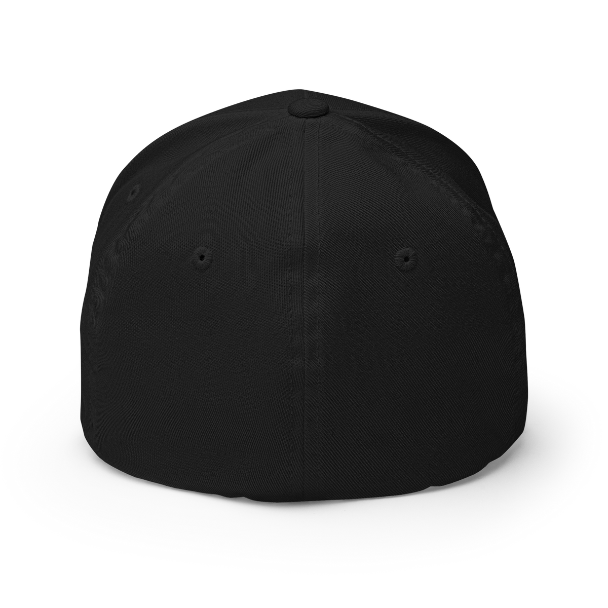 SMOKING GORILLAS - Flexfit Cap in Schwarz – Rückansicht