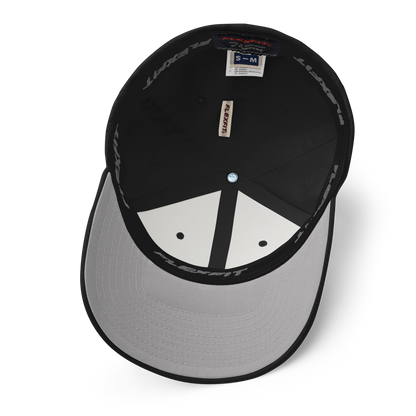 SMOKING GORILLAS - Flexfit Cap in Schwarz – Detailansicht