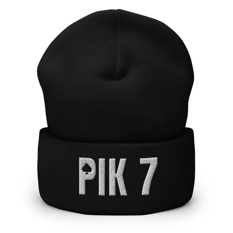 Embroidered Beanie im Teamdesign