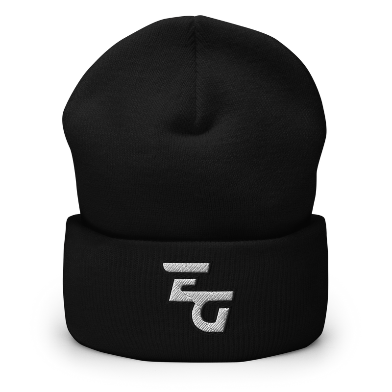 Embroidered Beanie im Teamdesign