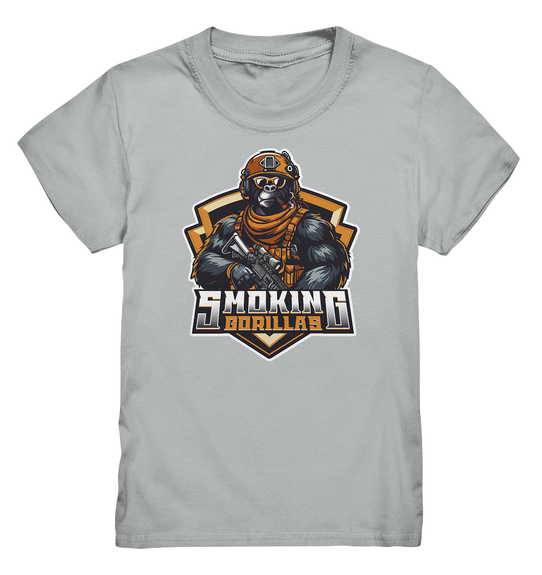 SMOKING GORILLAS - Kids Basic Shirt 2025