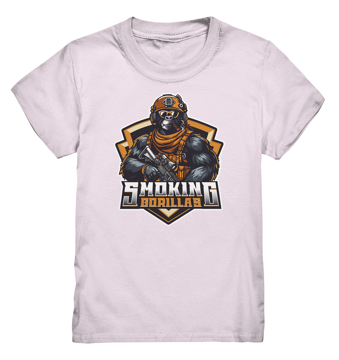 SMOKING GORILLAS - Kids Basic Shirt 2025