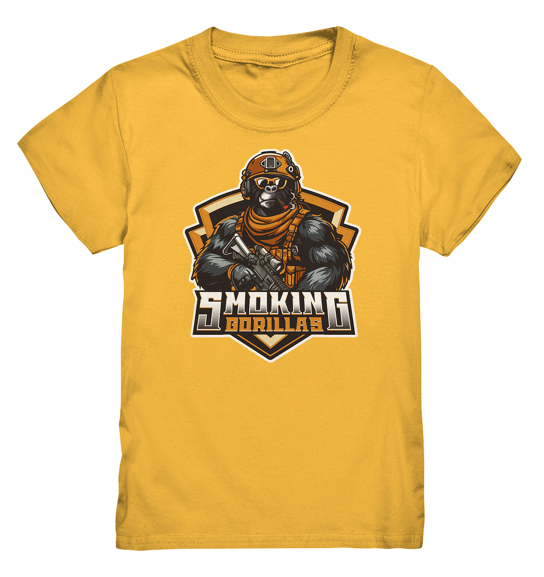 SMOKING GORILLAS - Kids Basic Shirt 2025