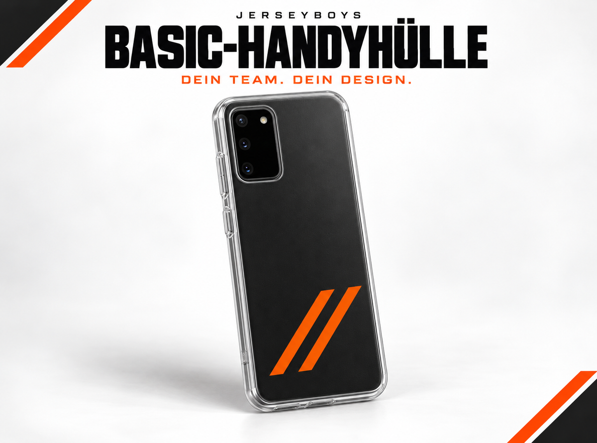 BASIC PHONE CASE – JERSEYBOYS hero artwork in black and orange.