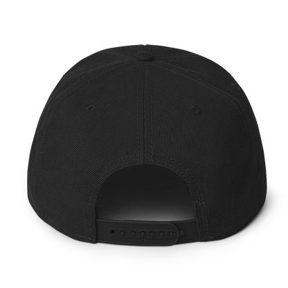 SMOKING GORILLAS - Snapback Cap in Schwarz – Rückansicht