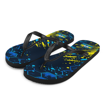NOOB RACING TEAM - Flip-Flops – Vorderansicht schräg links