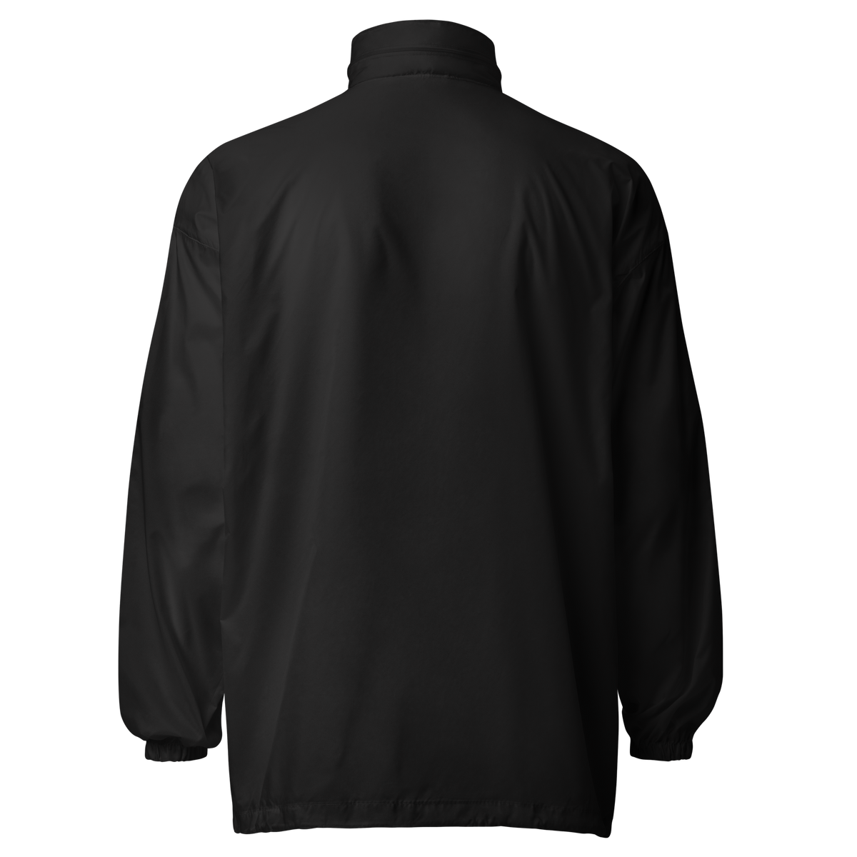 SMOKING GORILLAS - Sticklogo Windbreaker in Schwarz – Rückansicht
