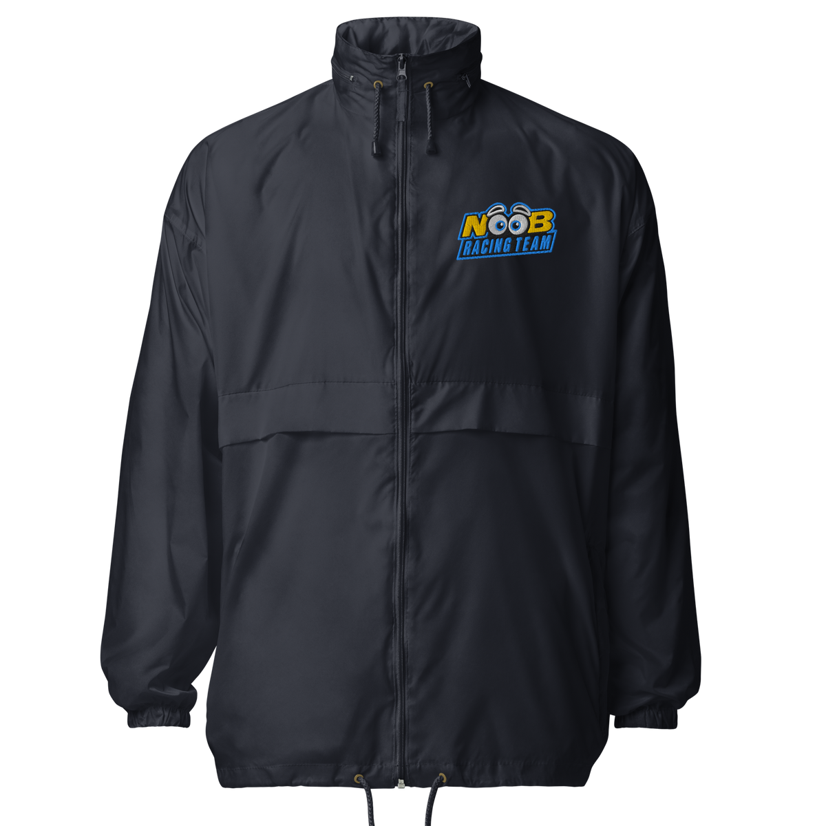 NOOB RACING TEAM - Stick Windbreaker – Vorderansicht