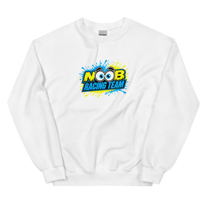 NOOB RACING TEAM Basic Sweatshirt 2026 – Weiß, Vorderansicht