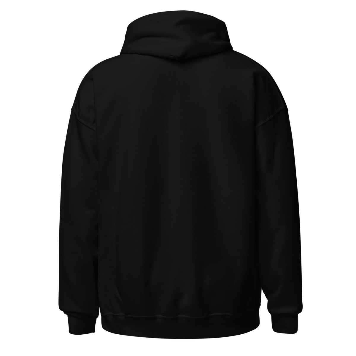 SMOKING GORILLAS - Sticklogo Hoodie in Schwarz – Rückansicht