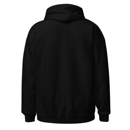 SMOKING GORILLAS - Sticklogo Hoodie in Schwarz – Rückansicht