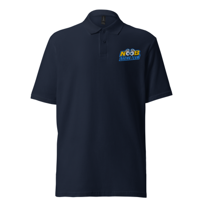 NOOB RACING TEAM - Stick Poloshirt – Vorderansicht