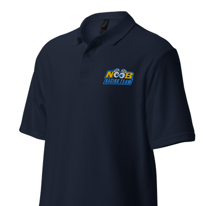 NOOB RACING TEAM - Stick Poloshirt – Vorderansicht