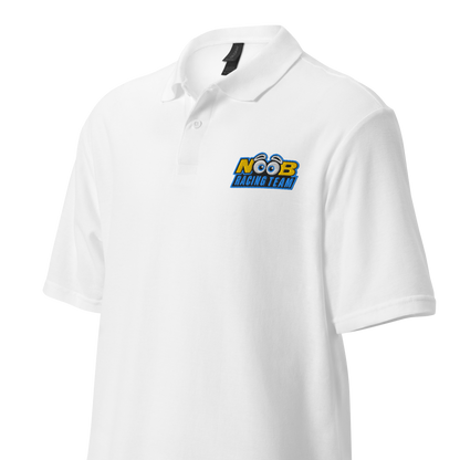 NOOB RACING TEAM - Stick Poloshirt – Vorderansicht