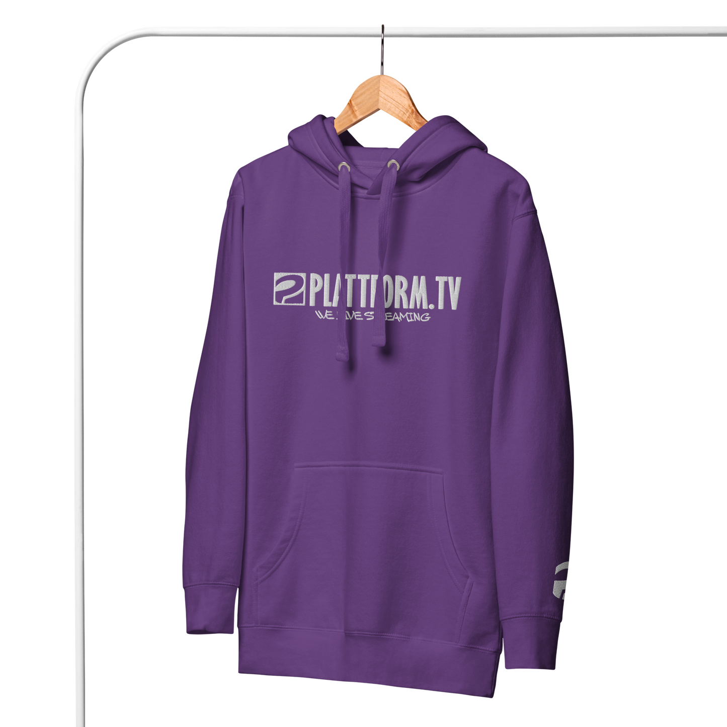 PLATTFORM.TV - Sticklogo Hoodie