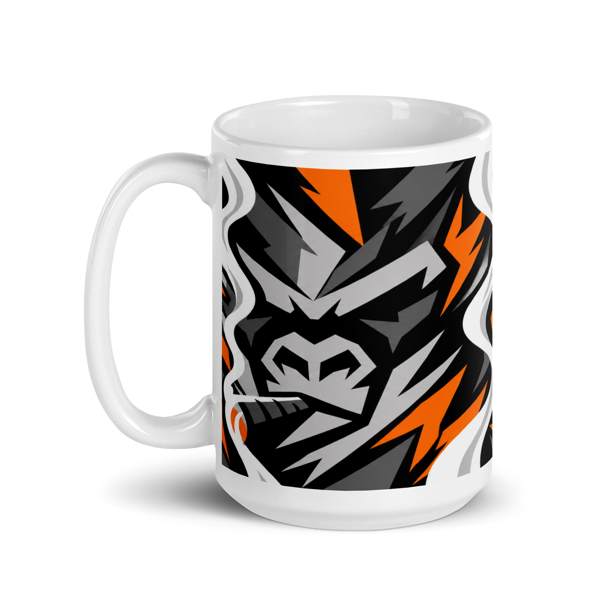 SMOKING GORILLAS - Tasse – Henkel links – 15 oz