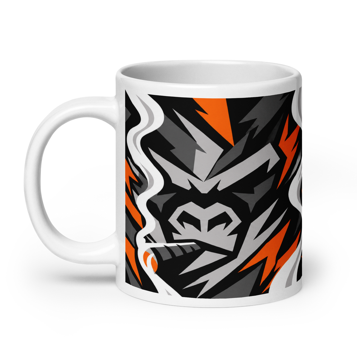 SMOKING GORILLAS - Tasse – Henkel links – 20 oz