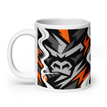 SMOKING GORILLAS - Tasse – Henkel links – 20 oz