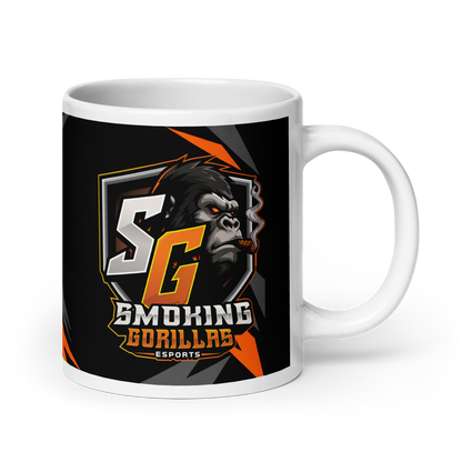 SMOKING GORILLAS - Tasse – Henkel rechts – 20 oz