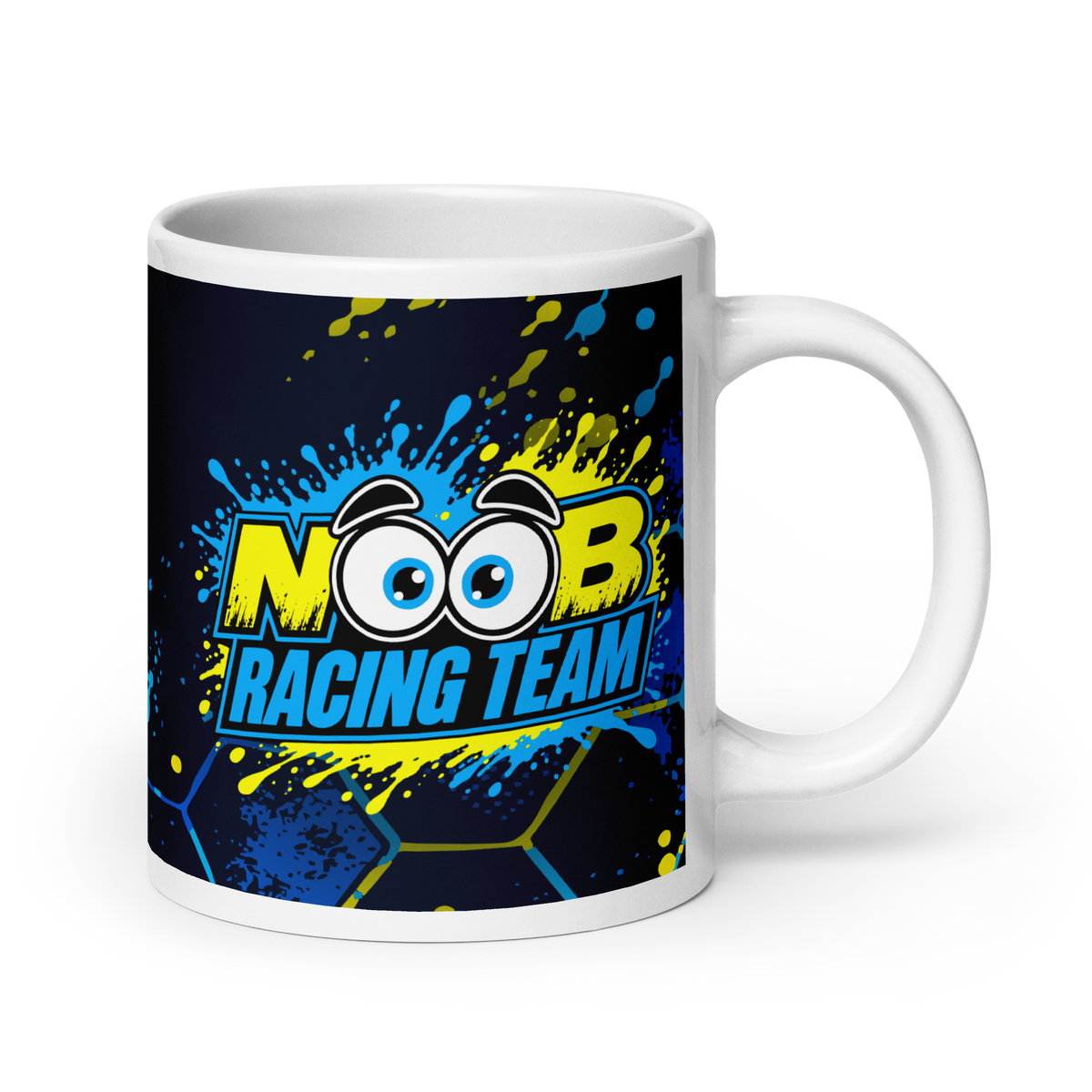 NOOB RACING TEAM - Tasse – Henkel rechts