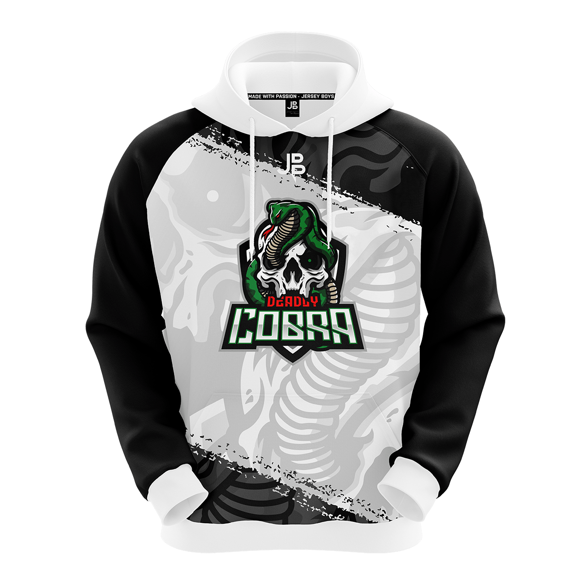 DEADLY COBRA - Crew Hoodie 2022 White