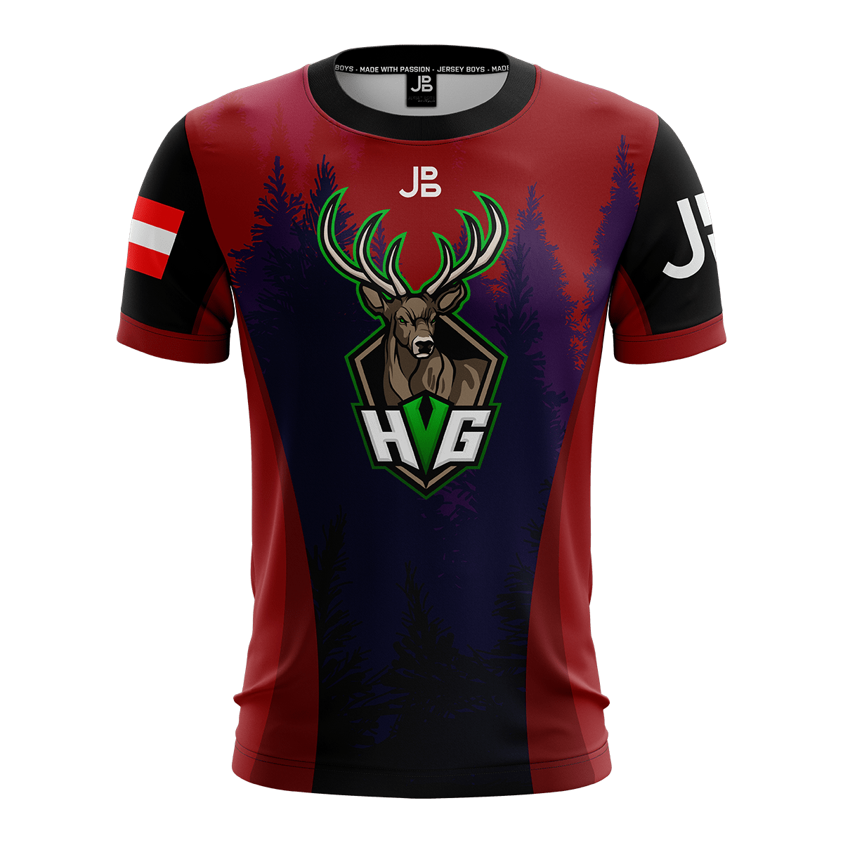 HARDCOREVIBEZ GAMING - Jersey 2020 Rot