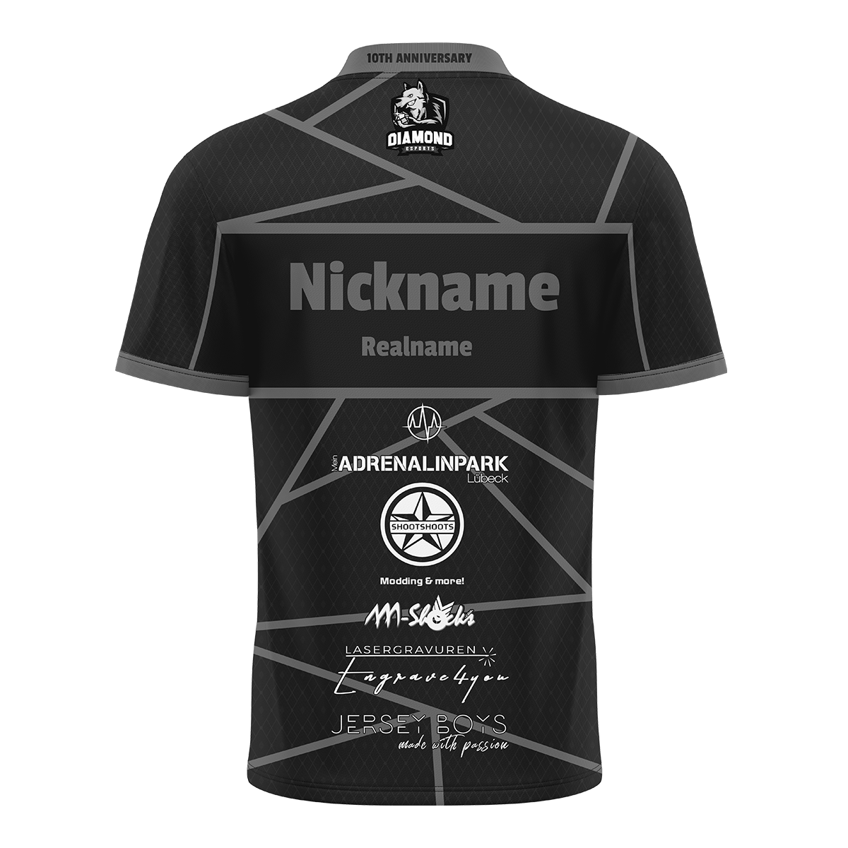 DIAMOND ESPORTS - 10th ANNIVERSARY - Jersey 2021 - Black Edition
