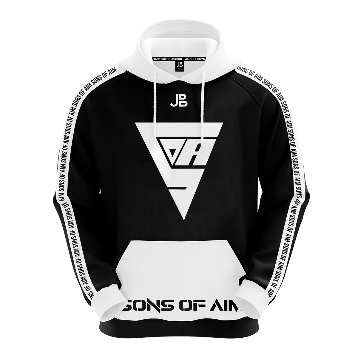 SONS OF AIM - Crew Hoodie 2021 - Black