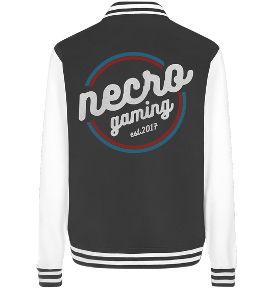 NECRO GAMING - RETRO WHITE - Basic College Jacke
