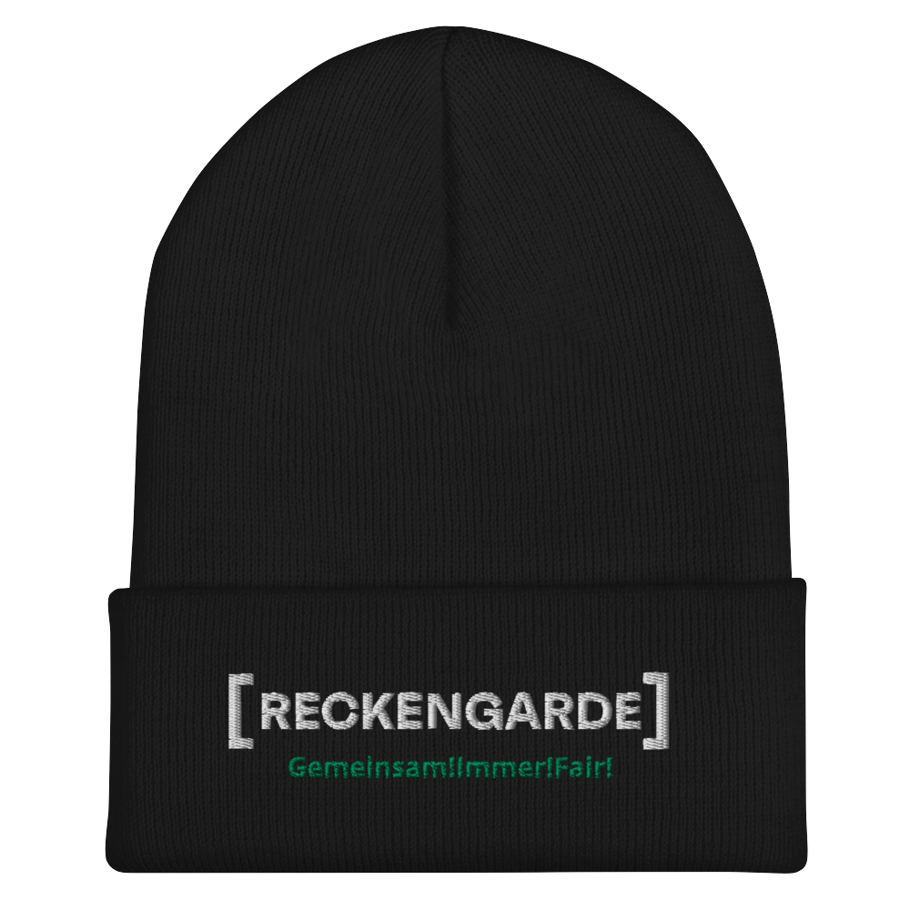 RECKENGARDE - Beanie - "Gemeinsam!Immer!Fair!"