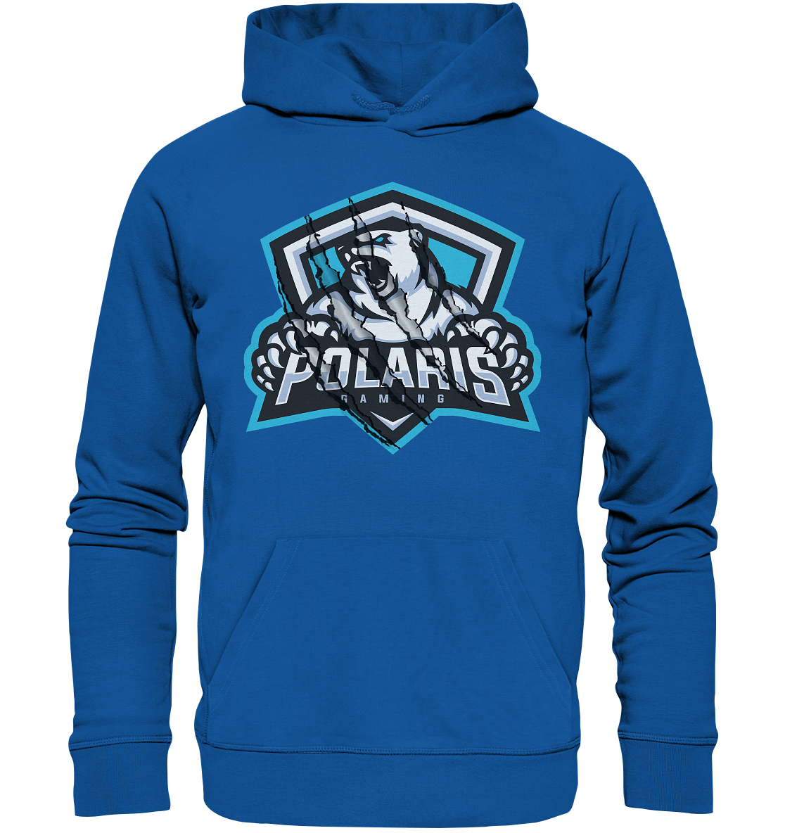 POLARIS GAMING - Scratched Logo -  Basic Hoodie