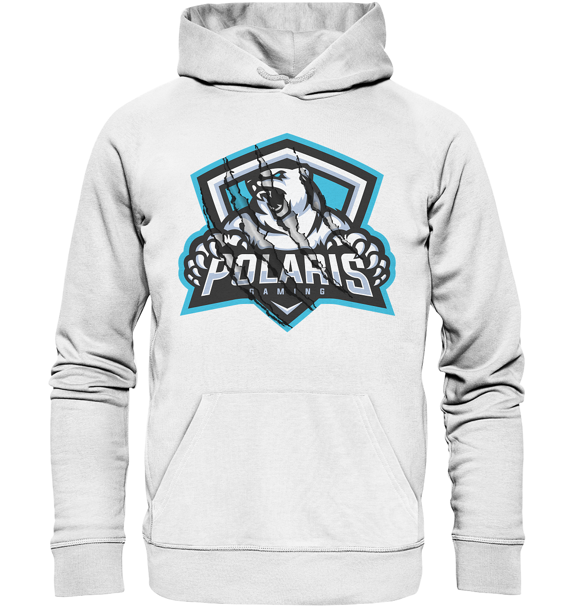 POLARIS GAMING - Scratched Logo -  Basic Hoodie