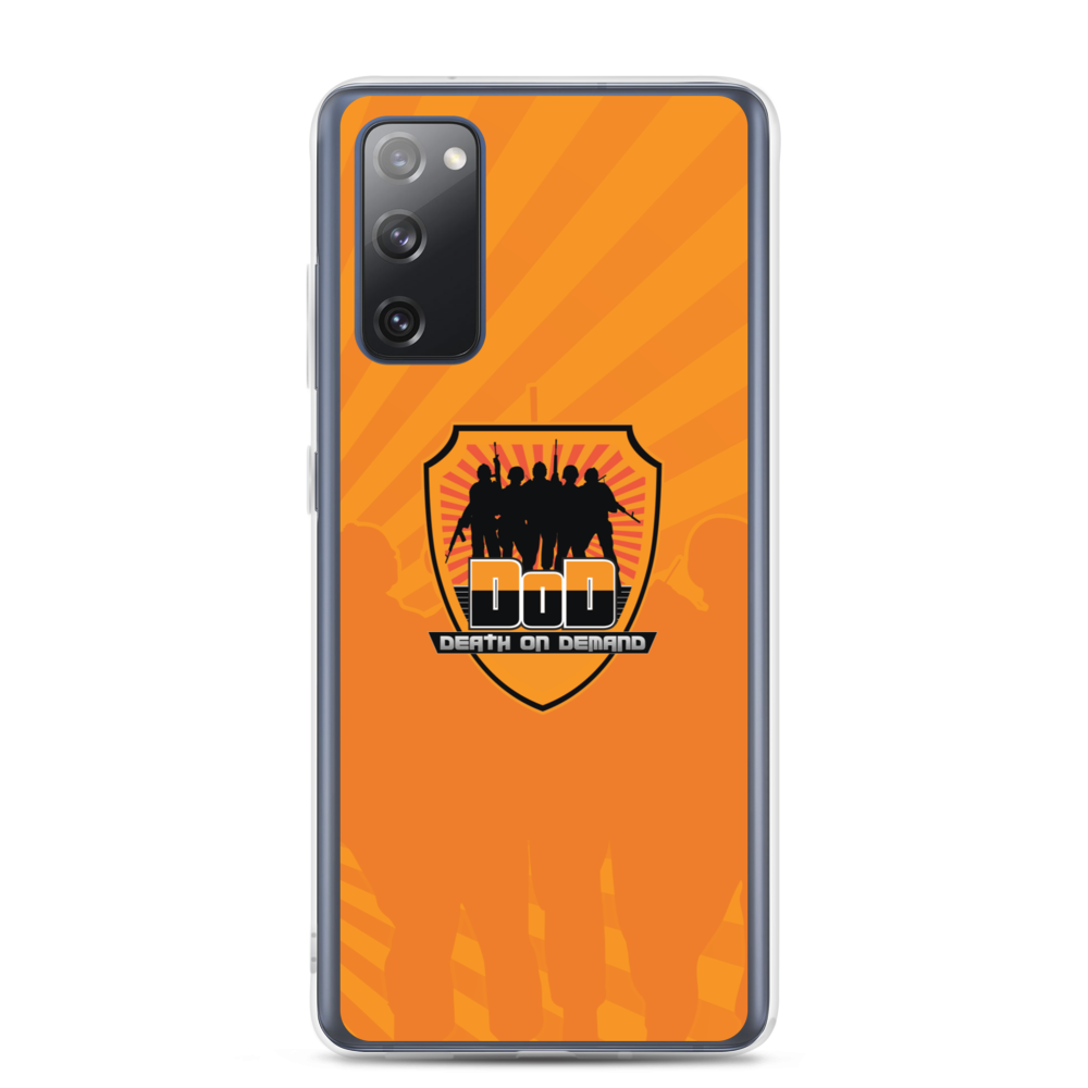 DEATH ON DEMAND - Samsung® Handyhülle Orange Icon
